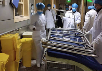 后勤保障部连夜完成隔离病区改造