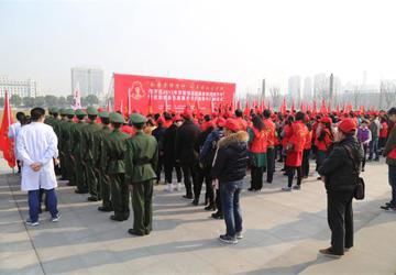 市三院志愿者参加市经开区 “弘扬雷锋精神·争当社区先锋”在职党员志愿服务月活动