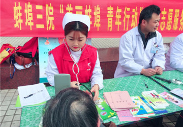 “学雷锋月”三院志愿者深入社区开展系列义诊活动